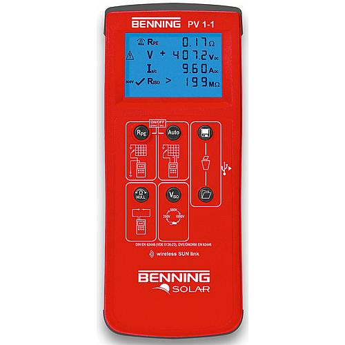 Photovoltaic measuring device Benning PV1-1 Ref no. 050421