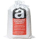 Asbestos-coated fabric bag