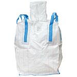 Big bag with dust-tight inlet and outlet spout