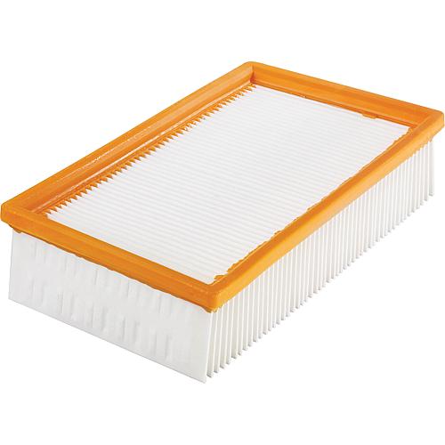 Filtre plissé pour aspirateur de sécurité eau et poussières, classe  M  (72 001 60) Standard 1