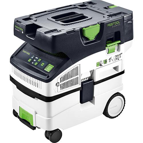 Cordless wet and dry vacuum cleaner Festool 2 x 18V CTLC MIDI I-Plus, L-class, with 4x 5 Ah batteries and charger