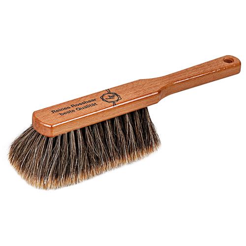 Hand broom, wood 28cm, varnished