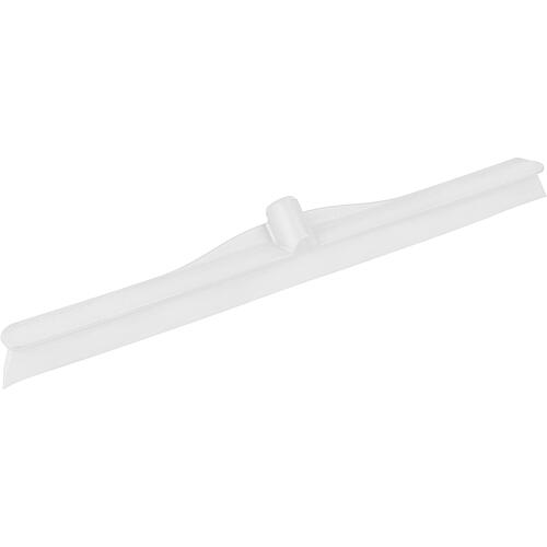 Hygienic floor squeegee, plastic, single lip, 60 cm, white