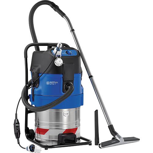 Aspirateur de liquide Nilfisk Attix 751-71 MWF avec pompe, cuve inox 70 l