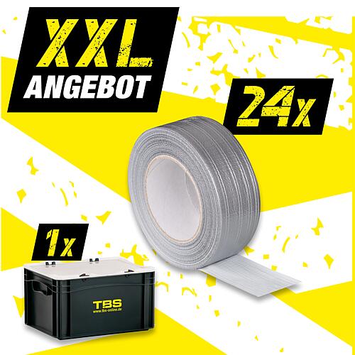 XXL-Angebot Panzerklebeband + Gratis TBS Transportbox, 25-teilig  Standard 1