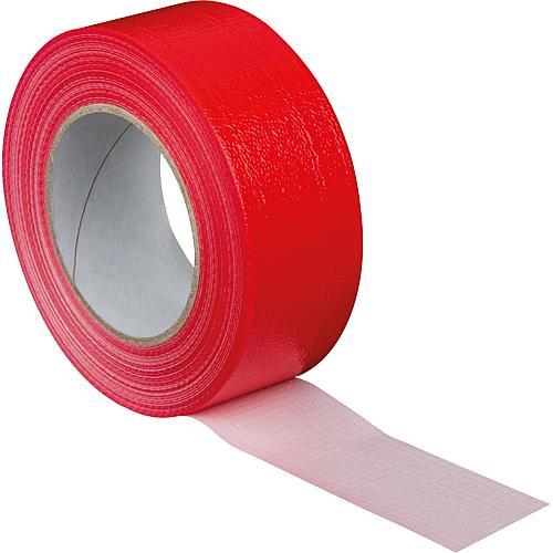 Fabric adhesive tape red 50 mm x 50 m