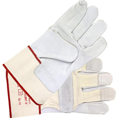 Gants en cuir "Excellent N", qualite top EN 388, Cat. 2, Taille L/09