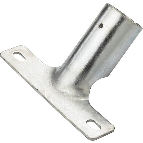 Galvanised metal holder, for broom handles with 24 and 28 mm ø Standard 2