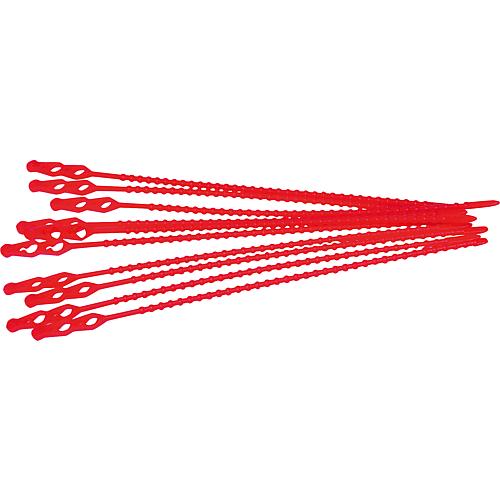 collier de serrage 140 mm long, 1000 pcs rouge