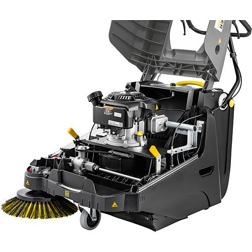 Sweeper KM 75/40 W G with petrol engine for indoor and outdoor use