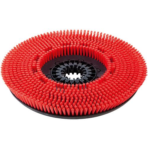 Disc brush cpl. red D43