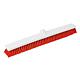 Hygienic broom, 60 cm, PBT, 0.25, red