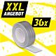 XXL offer Fabric adhesive tape silver, 36 pieces Standard 1