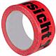 Warning tape red, caution glass Standard 1