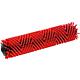 Brosse cylindrique 350 mm rouge pour autolaveuse BR 35