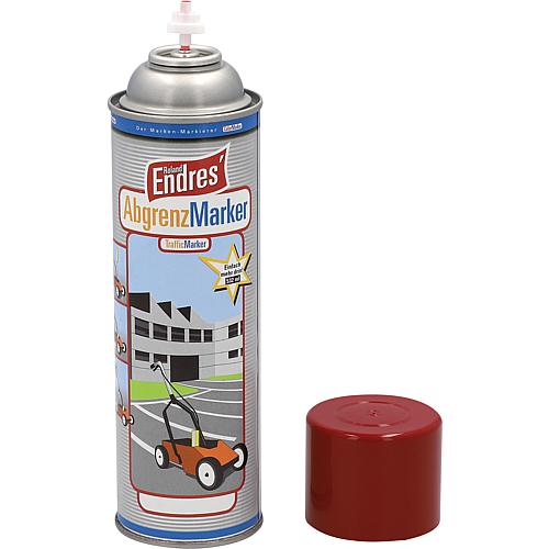 Spray de marquage rouge Roland Endres marqueur de délimitation, aérosol 532ML