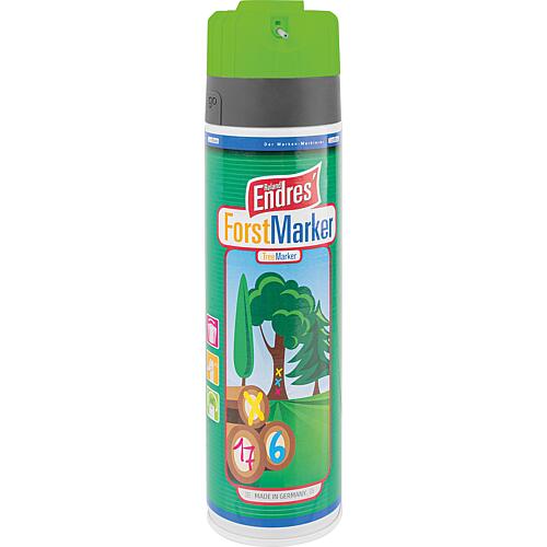 Marking spray bright green (KWF) Roland Endres Forst-Marker Ergo 360°, 500ml spray can