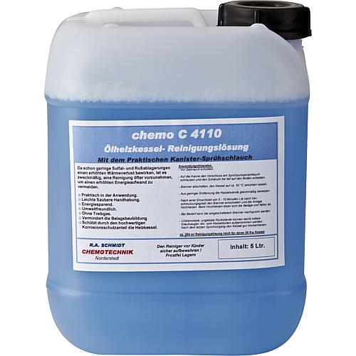 Cleaning solution for oil boilers chemo C4110