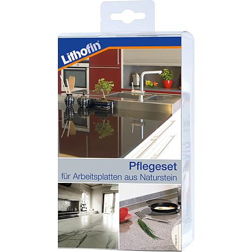 LITHOFIN Care Set 3 for natural stone worktops Standard 1