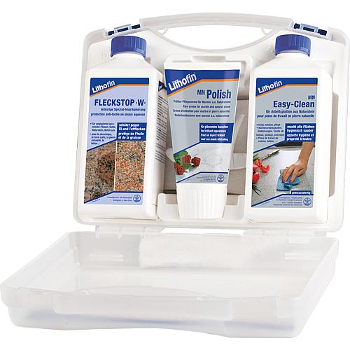 LITHOFIN care set for polished natural stone worktops Standard 1