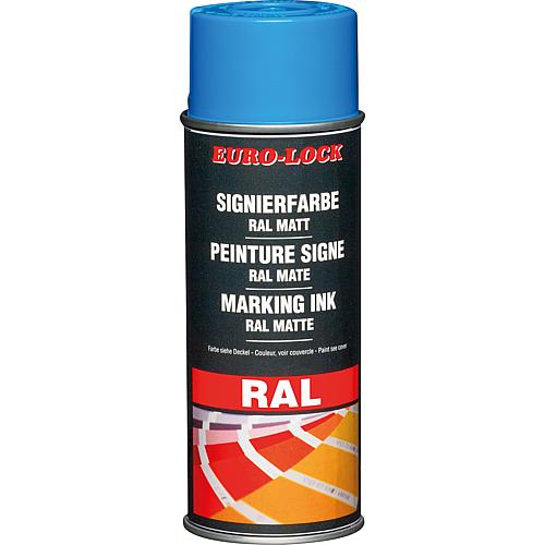 Spray couleur RAL 5015 bleu ciel mat, EURO LOCK LOS 5181, spray 400ml