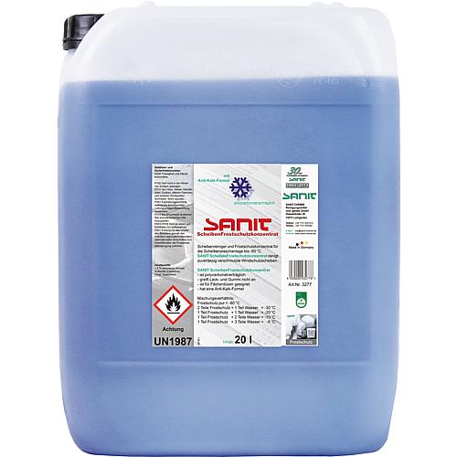 SANIT windscreen antifreeze concentrate down to -60° C, 20l canister