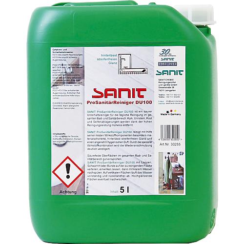 Professional sanitary cleaner SANIT-CHEMIE DU100, 5 l canister