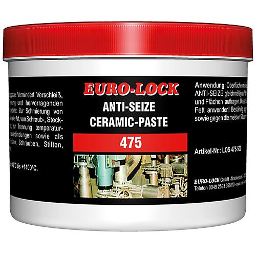 Anti-seize ceramic paste EURO-LOCK LOS 475, 500g can