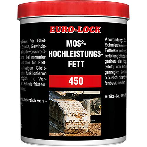 MoS² high-performance grease EURO-LOCK LOS 450, 750g can