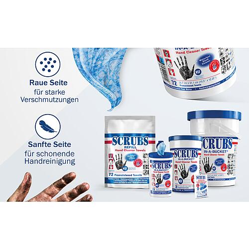 Lingettes nettoyantes SCRUBS IN-A-BUCKET