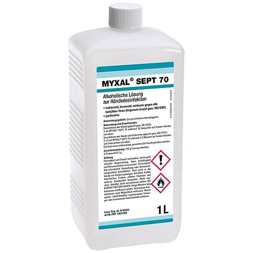 Désinfectant pour les mains MYXAL Sept 70 1l flacon rigide