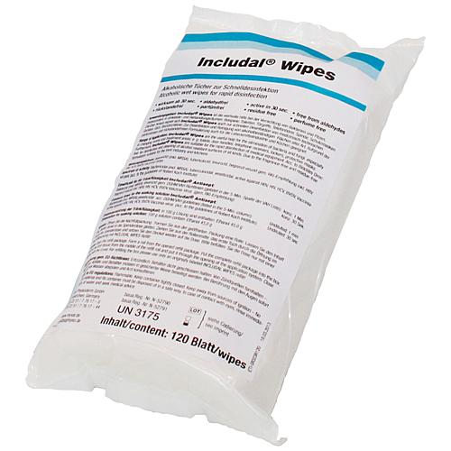 Wipes for quick disinfection Includal® Wipes Standard 1