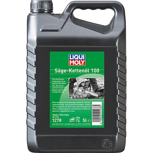 Huile pour chaînes de scies 100 LIQUI MOLY, bidon de 5 l