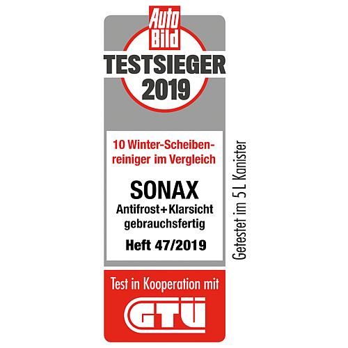 Nettoyant antigelpour vitres antigel SONAX AntiFrost + KlarSicht prêt à l'emploi jusqu'à -20°C Citrus Anwendung 4