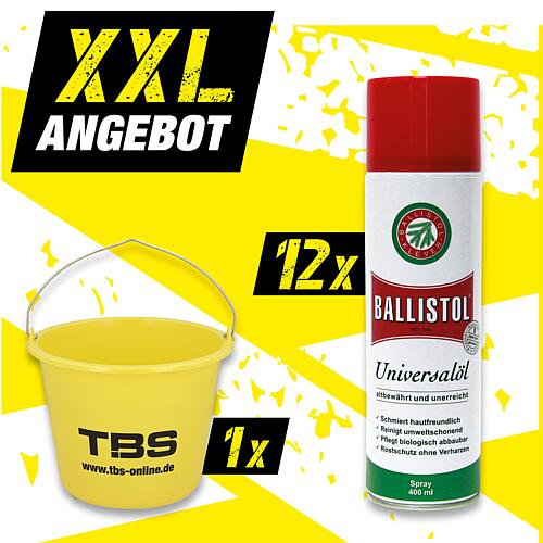 XXL offer universal oil + TBS construction bucket, 13 pieces Standard 1