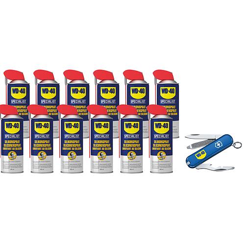 Silikon-Spray-Set, 12-teilig, mit GRATIS Schweizer Taschenmesser Standard 1