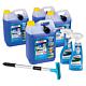 Winter promotional set: 4 x windscreen wash concentrate, 2 x de-icer & 1 x ice scraper