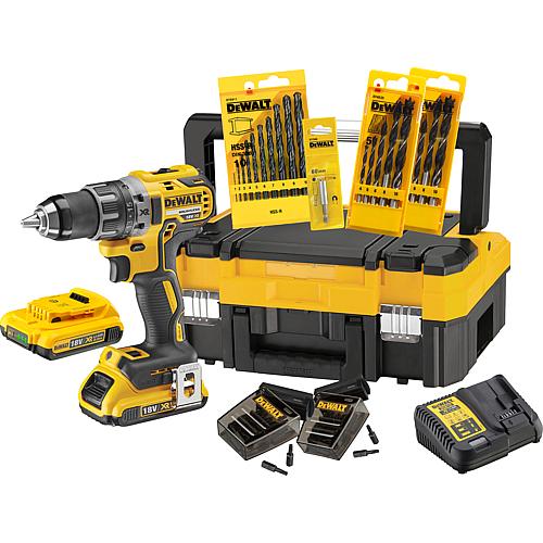 Cordless drill/screwdriver set DCK791D2T, 18 V
2 x 2.0 batteries, 1 x charger and 1 x carry case
 Standard 1
