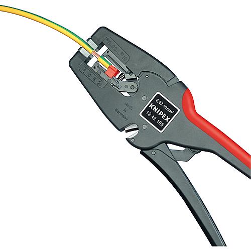 KNIPEX® MultiStrip 10 automatic wire strippers for wires from 0.03 to 10mm² Anwendung 4