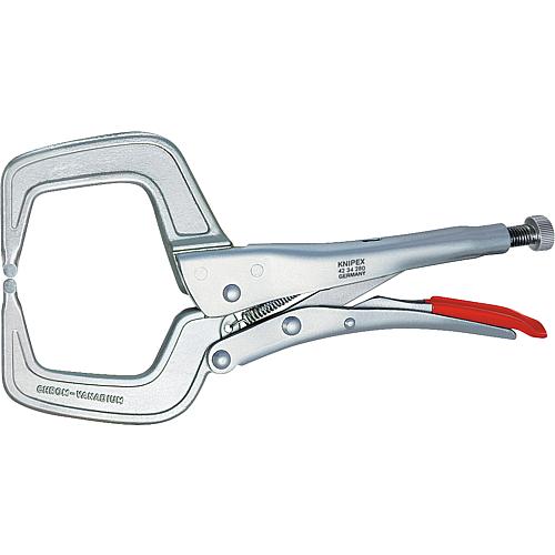 Welding gripping pliers, clamping range: square 90 mm