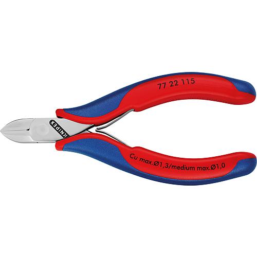 Electronic side cutter, round head, no bevel Standard 1
