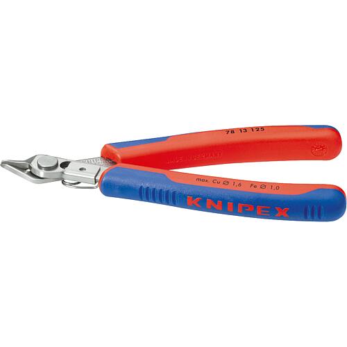 Side cutter KNIPEX® Super-Knips, INOX rust-proof steel, with wire clips Standard 1