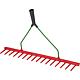 Plastic rake IDEAL 16 straight tines, one-sided 640mm, no handle