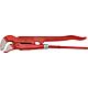 S-jaw pipe pliers 3”, polished with reinforced sleeve