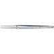  Precision tweezers, with guide pin, pointed shape, dazzle-free matt