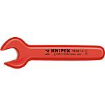 Single-jaw spanner, dip-insulated