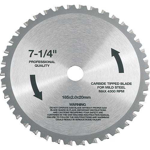 Carbide saw blade for steel, for metal circular saw (80 149 47) Standard 1