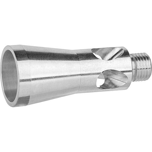 Full jet nozzle Metal (aluminium), Ø 2.5 mm