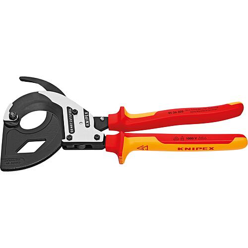 Cable cutter with ratchet principle, 3 gear sprocket drive Standard 1