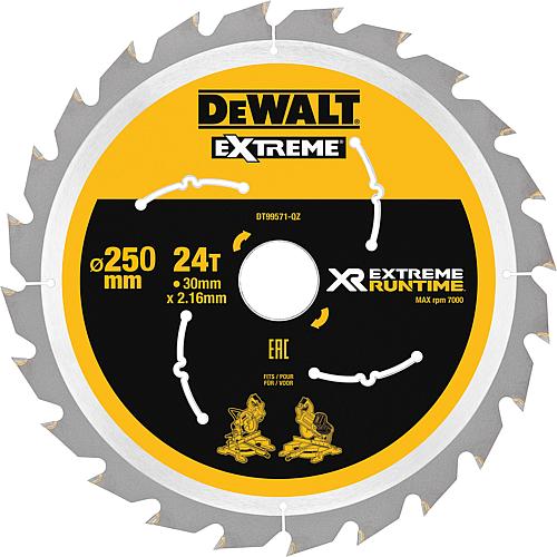 Circular saw blade Dewalt, DT99571 XR Extreme Runtime 24Z 250/30mm